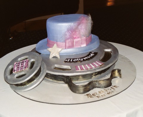 Hollywood themed cake